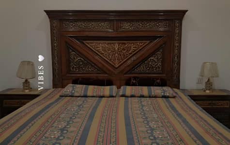 Pure Wood Bed Set