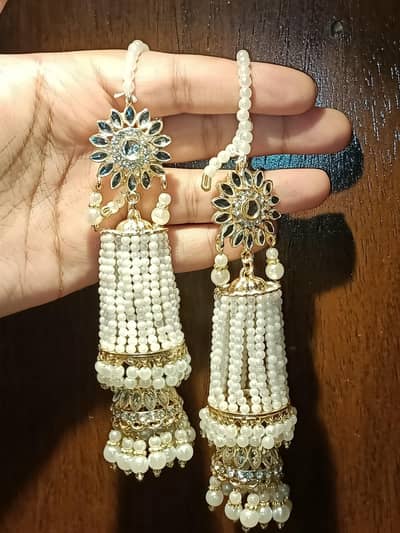 Artificial Pearl Jhumar  | Elegant Party Wear Earrings