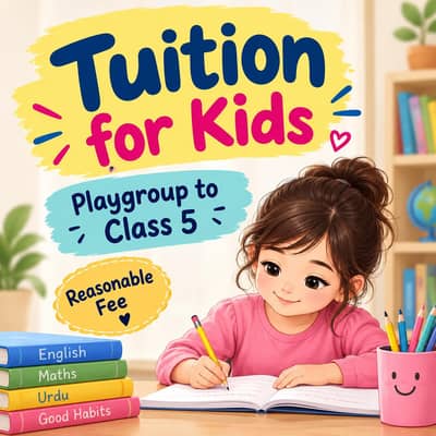 Tuition for Kids | Playgroup to Class 5