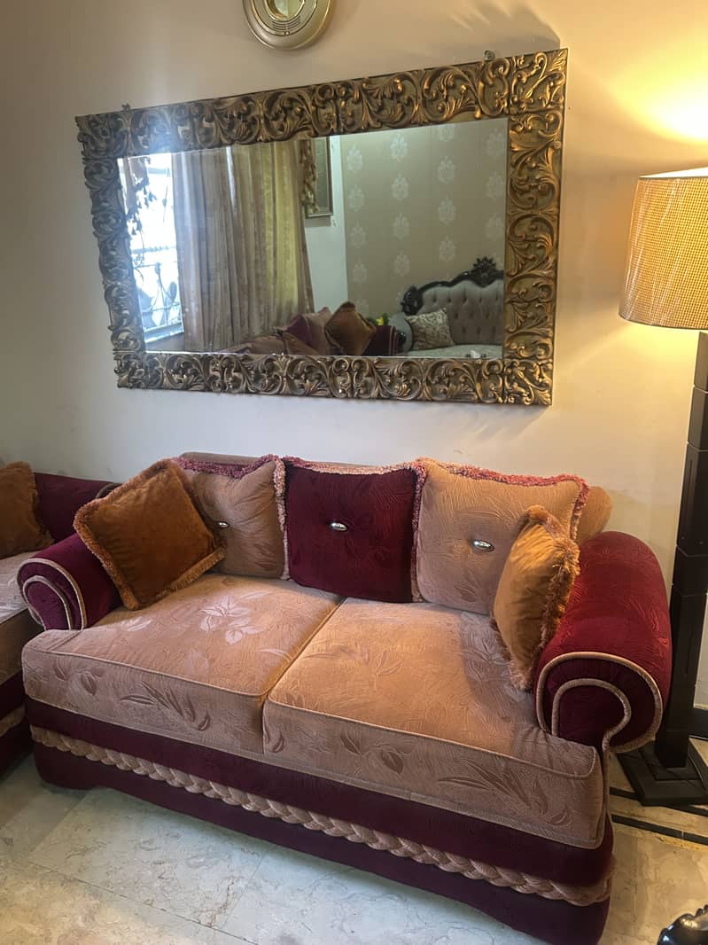 Sofa set + table 4