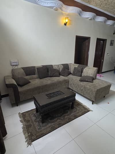 6 seater L shaped sofa set