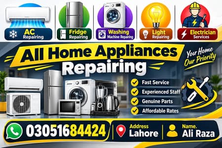 AC fridge repairing home appliances repairing