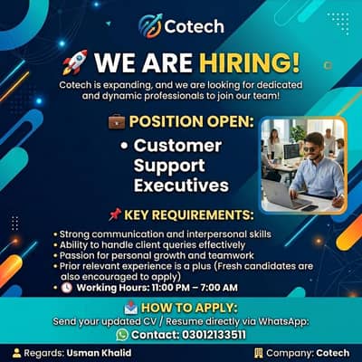 we are hiring sale executive