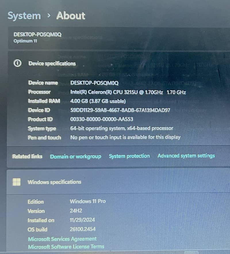 Window 11 pro 3