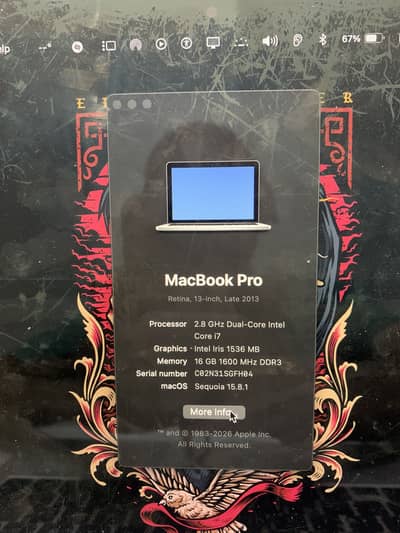 I want to sell my macbook pro and lenovo g50 laptop sale/exchange dono