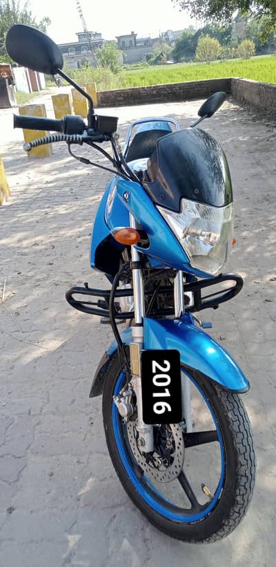 YAMAHA YBR Blue Color 2016 Model