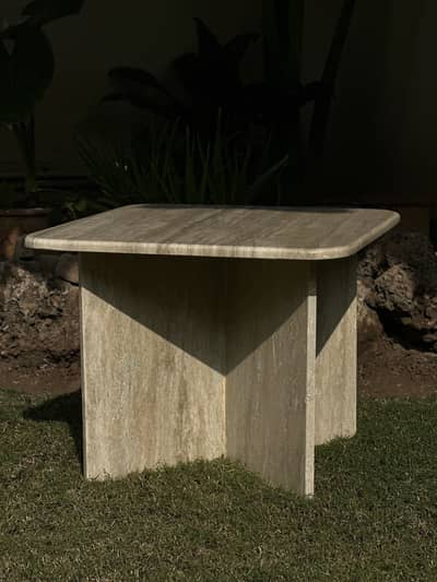 Atlas Travertine Coffee Table