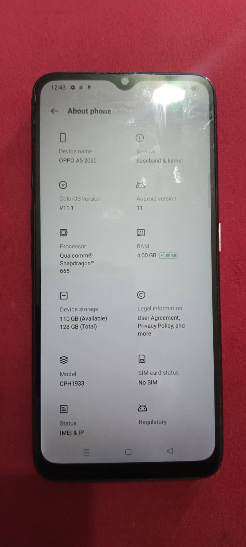 OPPO A5    4/128 1