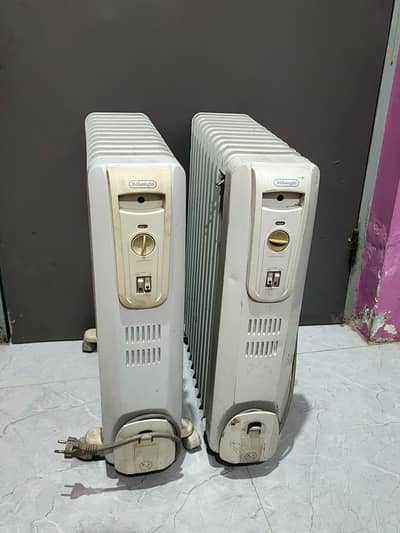 Delonghi Oil filled electric heater 2 heaters