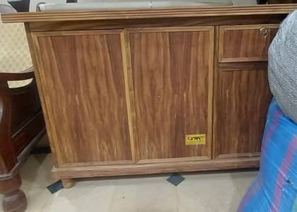 Wooden Iron stand  Cabinet With Drawer  for sale