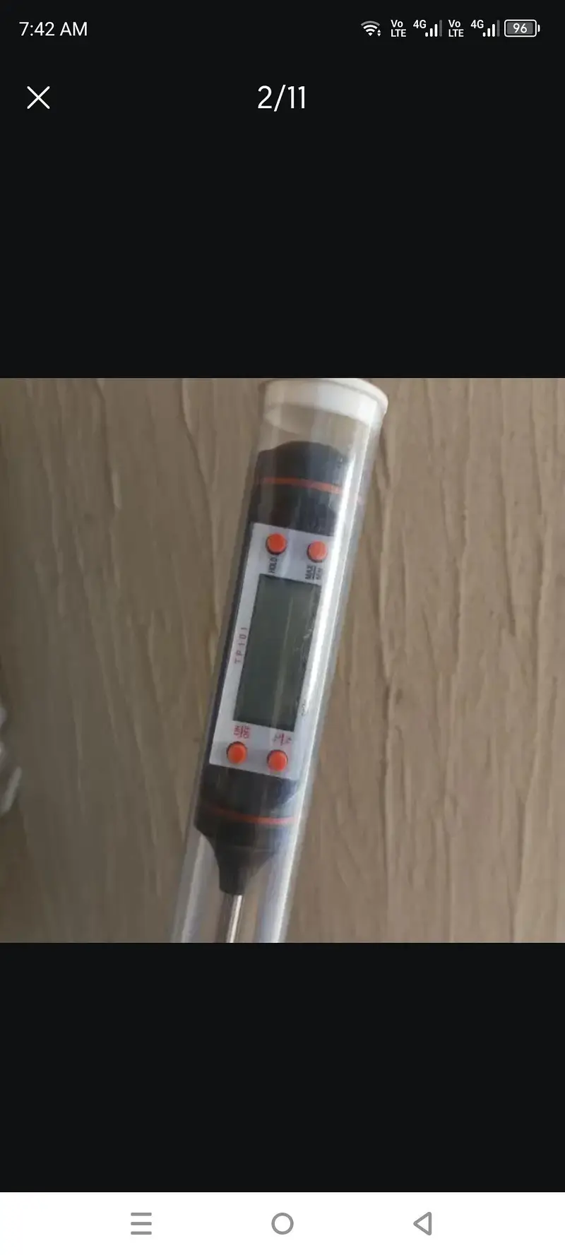 TP101 Digital liquid incubator Thermometer Probe temperature — photo 2