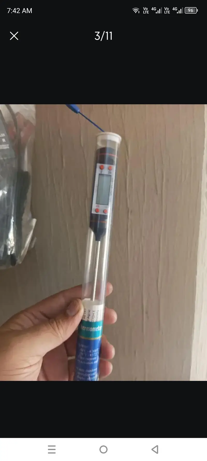 TP101 Digital liquid incubator Thermometer Probe temperature — photo 3