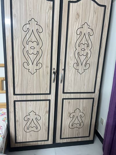 Big wardrobe . Solid keekar wood frame with excellent quality . size
