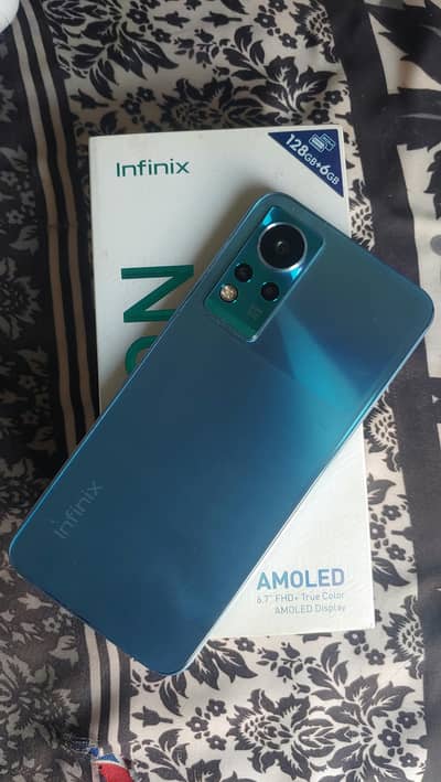 Infinix Note 12 with box 6/128 GB for sale 03330972024