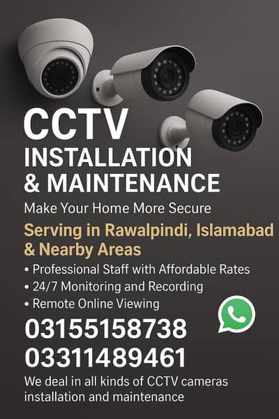 CCTV Installation & Maintenance Of Old Cameras
