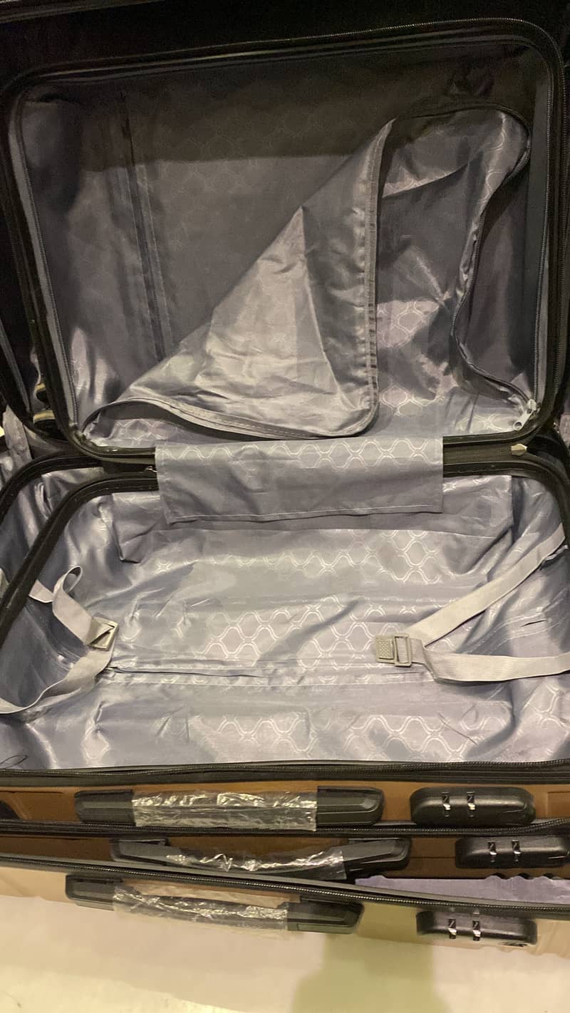 Suitcase set gold 2