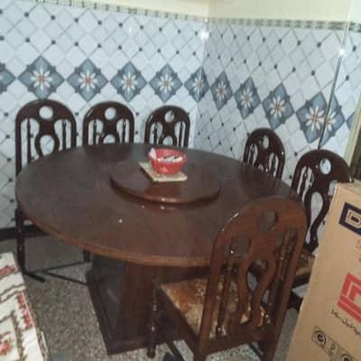 Dinning Table with 6 chairs