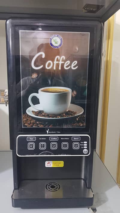 Tea and coffee vending machine