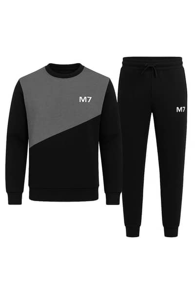 men fleec printed Track suit