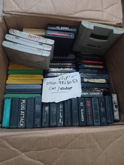 Nintendo sega atari etc old retro games