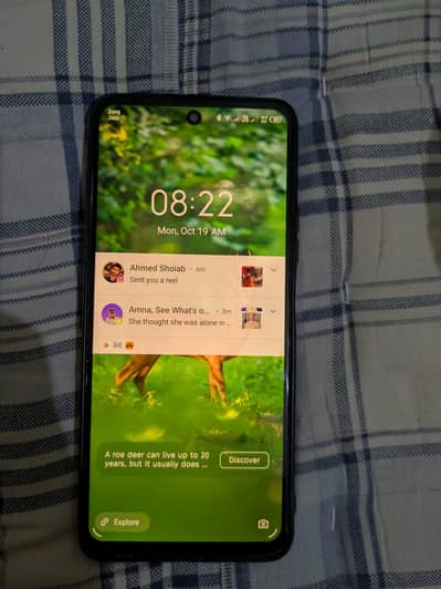Infinix Note 10 with full box and charger exchange possible
