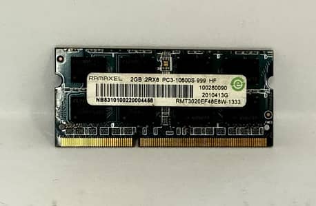 Laptop Ram 2Gb Ddr 3