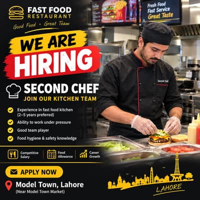 Second Chef (Fast Food Resturant)