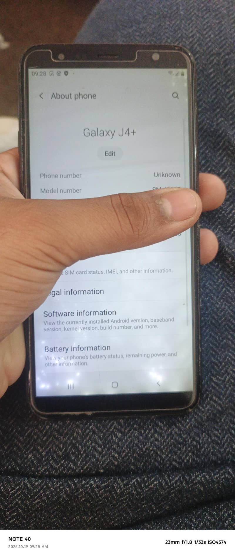 Samsung Mobile J4 Plus 2