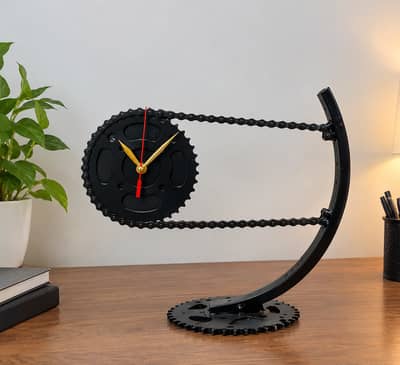 Handmade Metal Gear Clock | Unique Industrial Design
