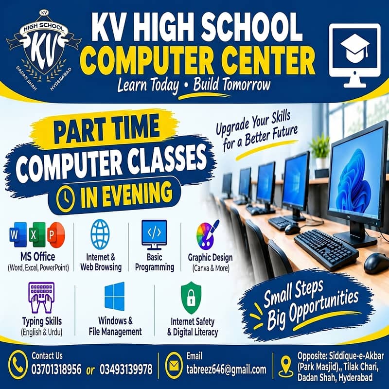 *COMPUTER CLASSES AVAILABLE NOW* 0