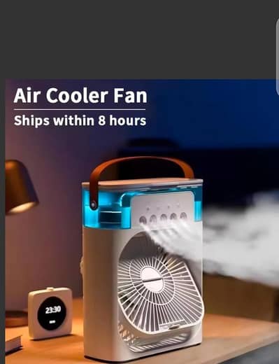 portable air cooling fan with humidifier