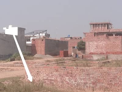 3 Marla plot with 21 ft front walking distance from 200ft road near Ferozepur road gajjumate Lahore