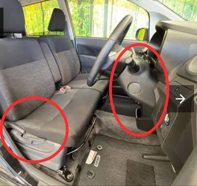 Daihatsu seat handle and steering cap