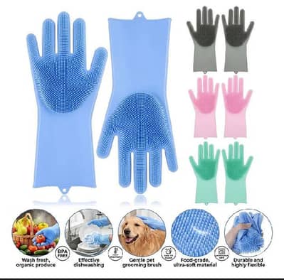 cleaning gloves