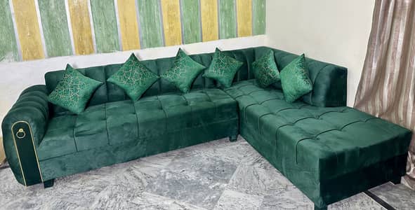L shape sofa set six seater sale fsd