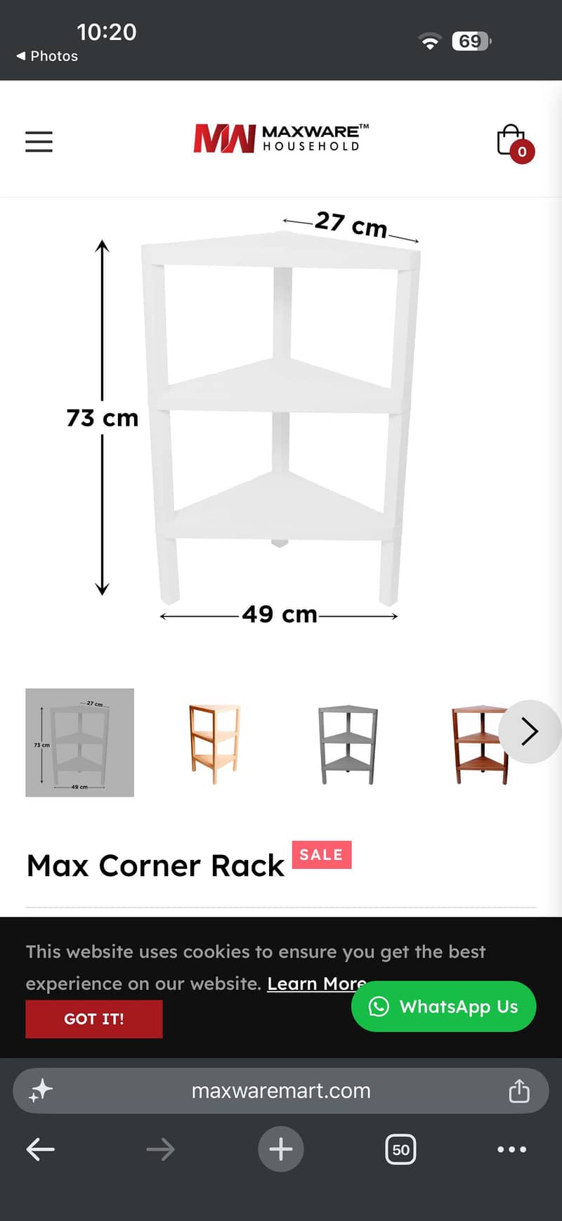 Max corner rack 2