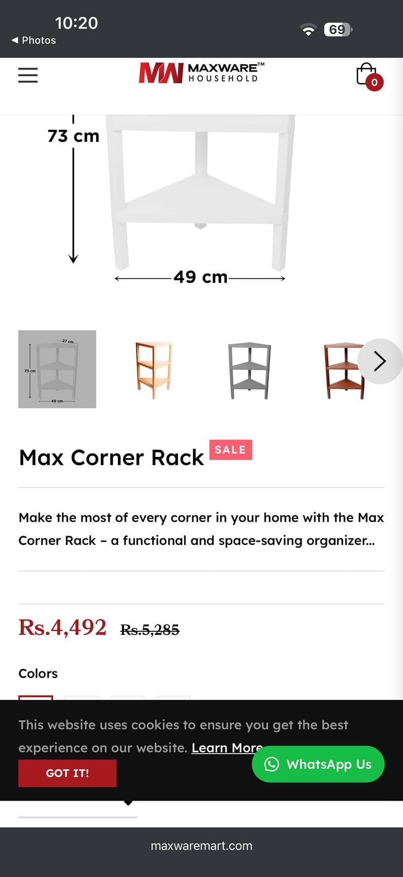 Max corner rack 3