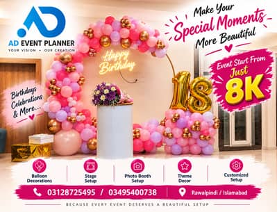 Birthday Event Decoration