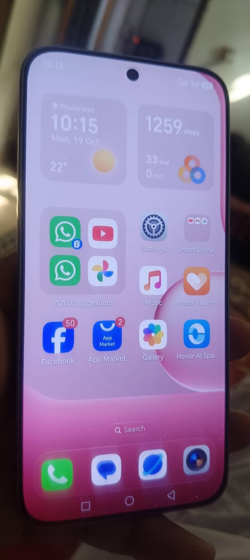 Honor 500 with box 1