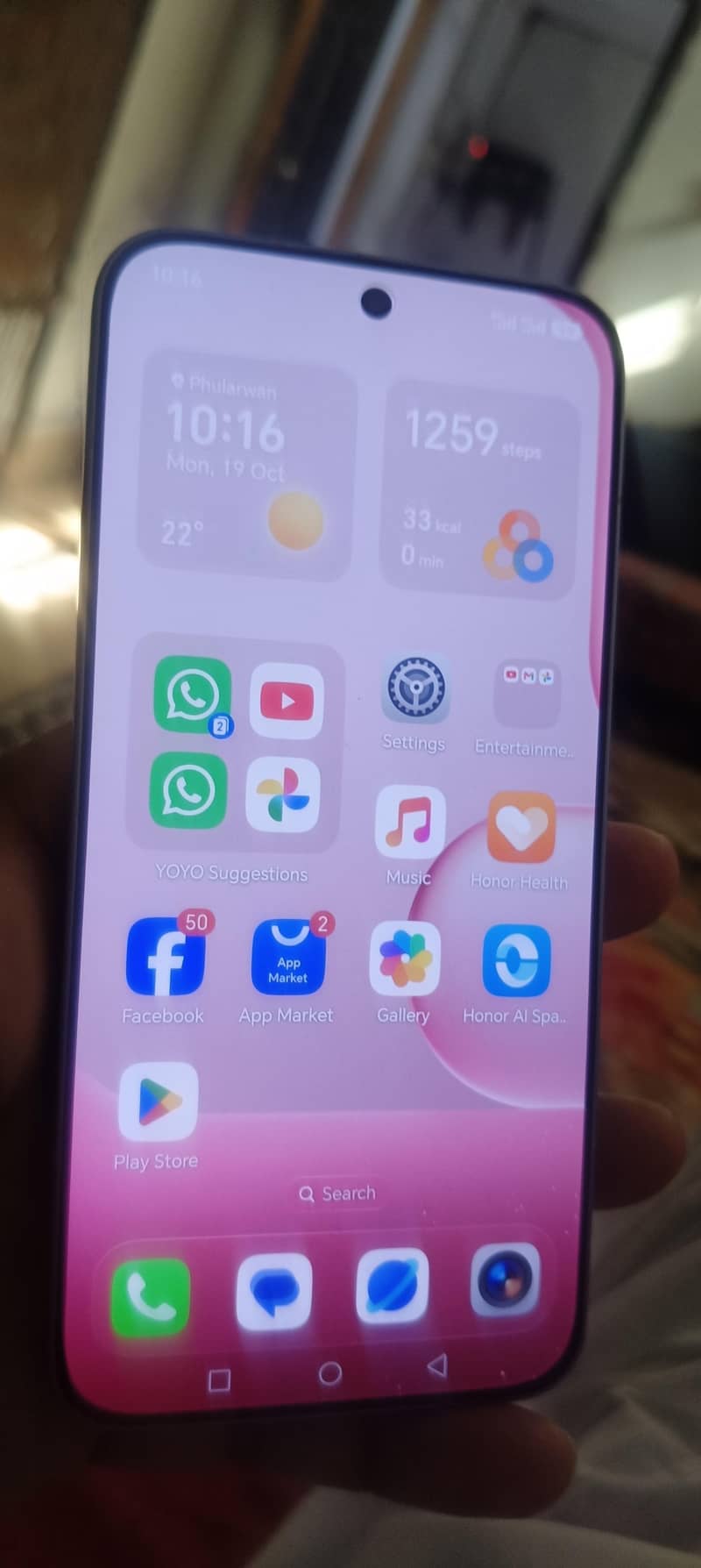 Honor 500 with box 3