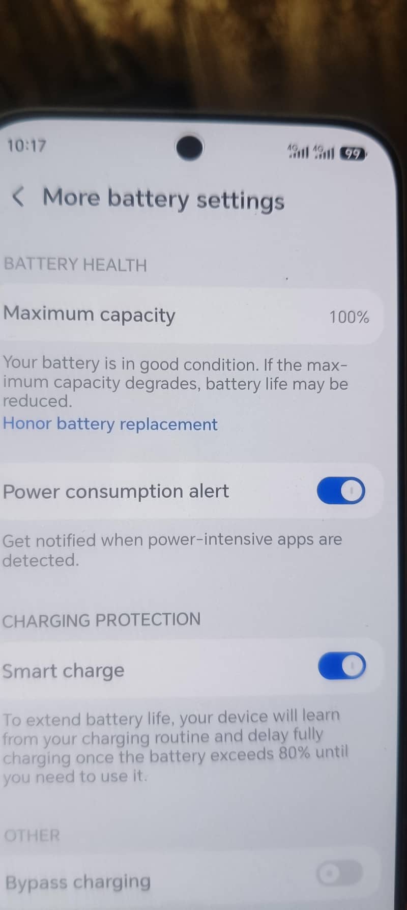 Honor 500 with box 8