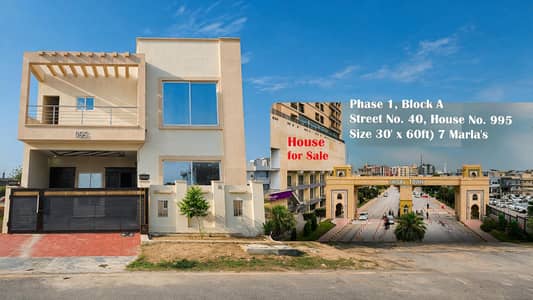 8 Marla ( 30*60 ) Brand New House Available. For Sale In Faisal Town F-18 Block A Islamabad.