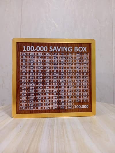 100,000 saving box