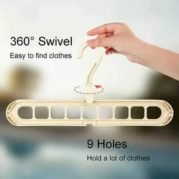T  Multicrafts Pluto Plastic Hangers Space Saving Hangers