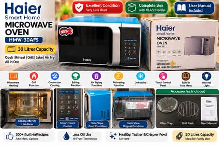 Haier 30L Air Fryer Microwave Oven – Excellent Condition