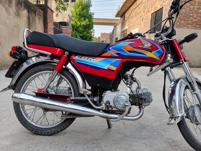 Honda CD 70 2026 model in excellent condition