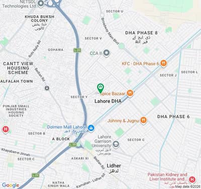 Reserve A Centrally Located Good Location Residential Plot Of 2 Kanal In DHA Phase 8 - Block X