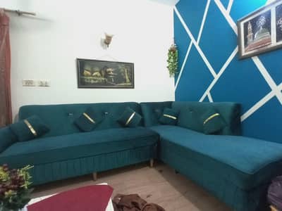 L Shaped 7 seater Sofa Set