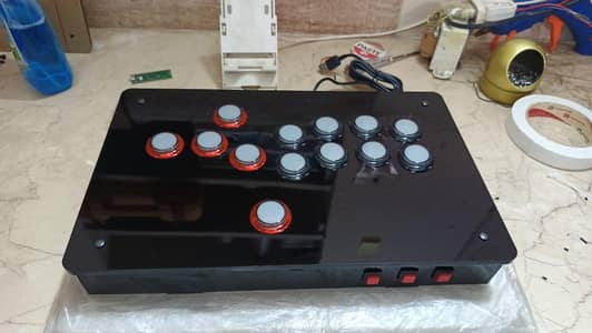 Lever less arcade stick