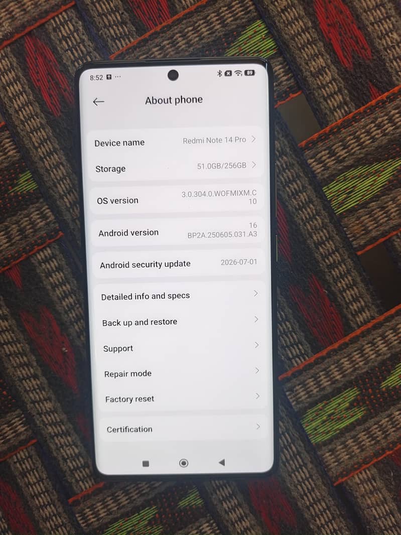 Xiaomi Redmi Note 14 Pro 9